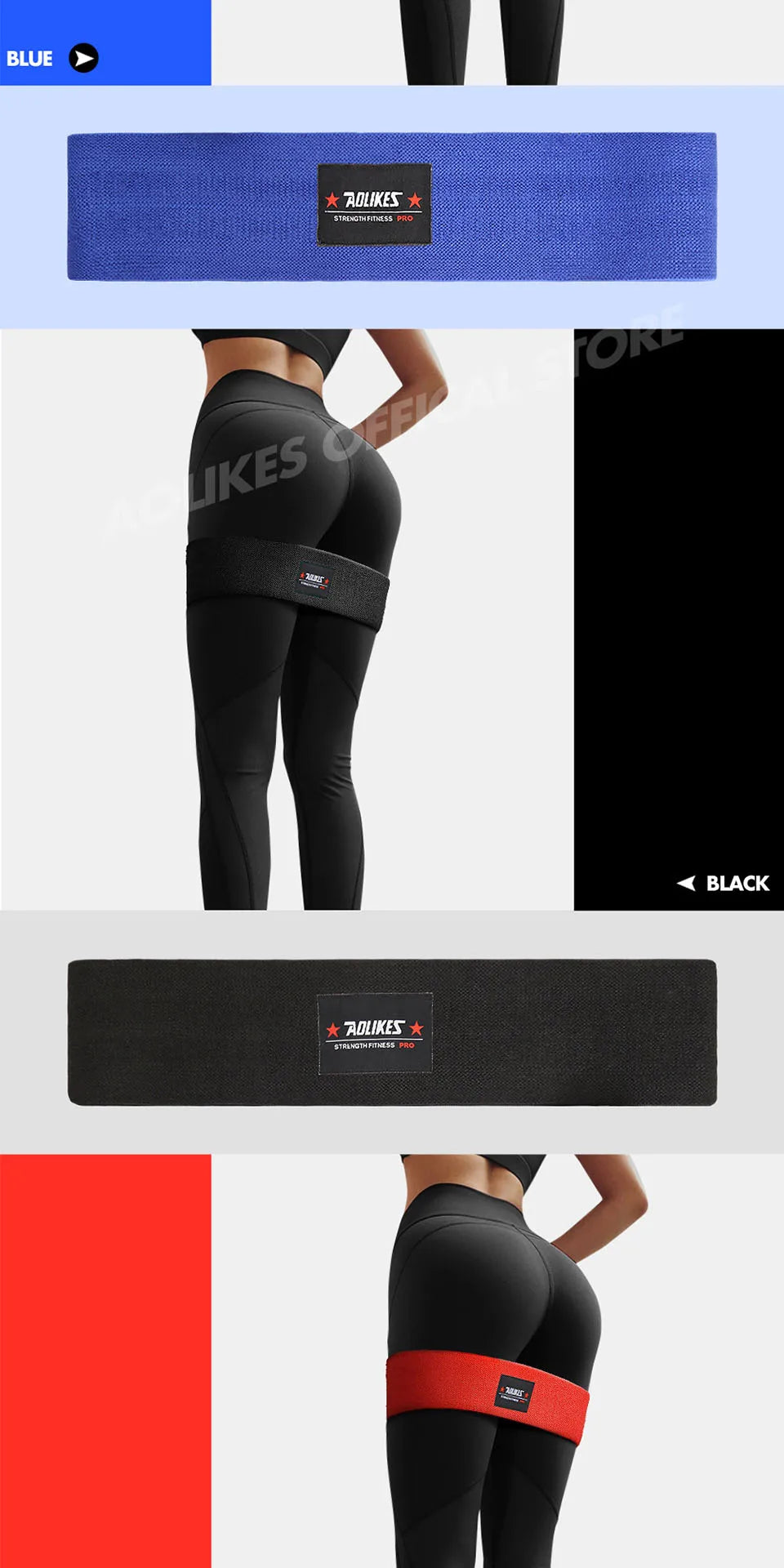 Non-Slip Booty Band Hip Circle Resistance Loop