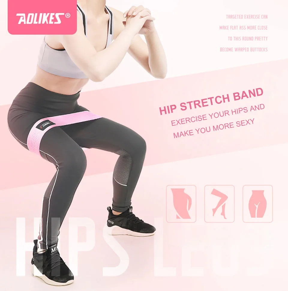Non-Slip Booty Band Hip Circle Resistance Loop