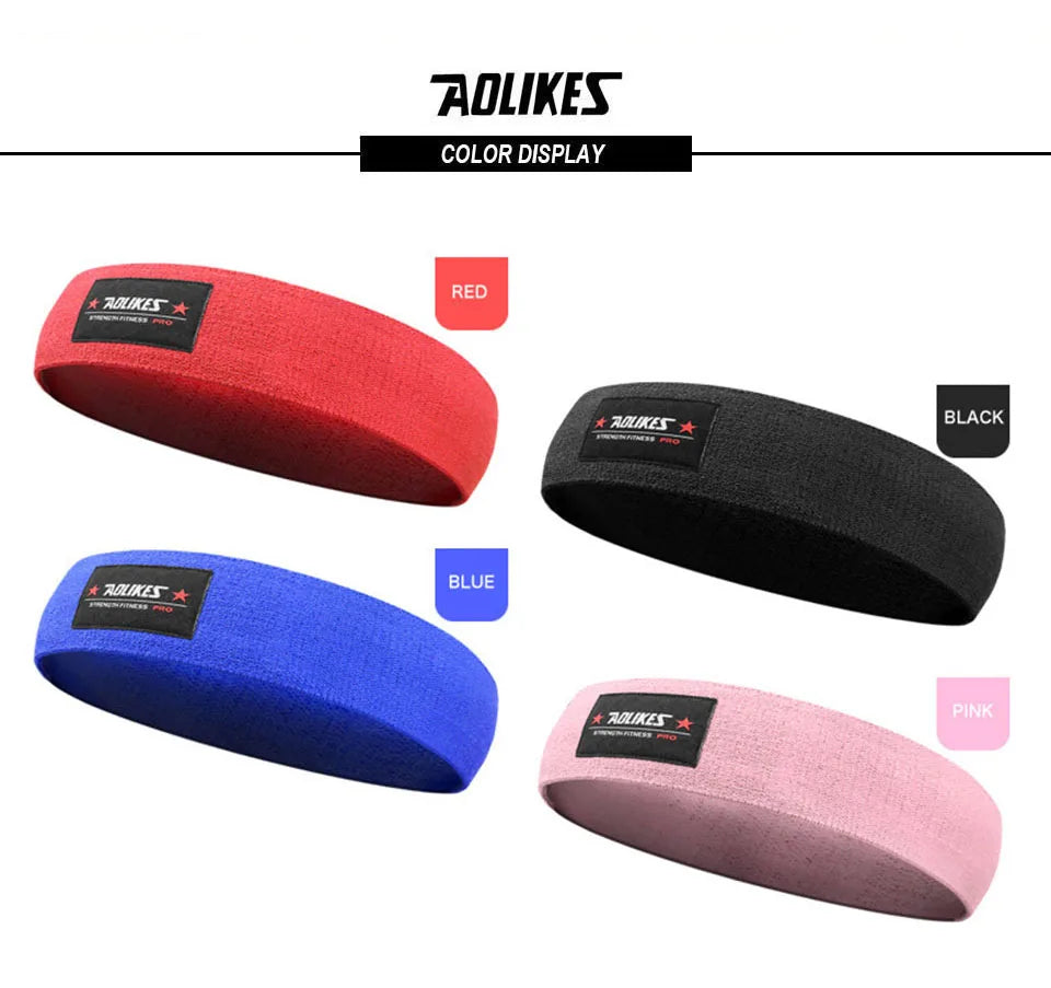 AOLIKES Unisex Booty Band Hip Circle Loop Resistance Band Workout Exercise for Legs Thigh Glute Butt Squat Bands Non-slip Design