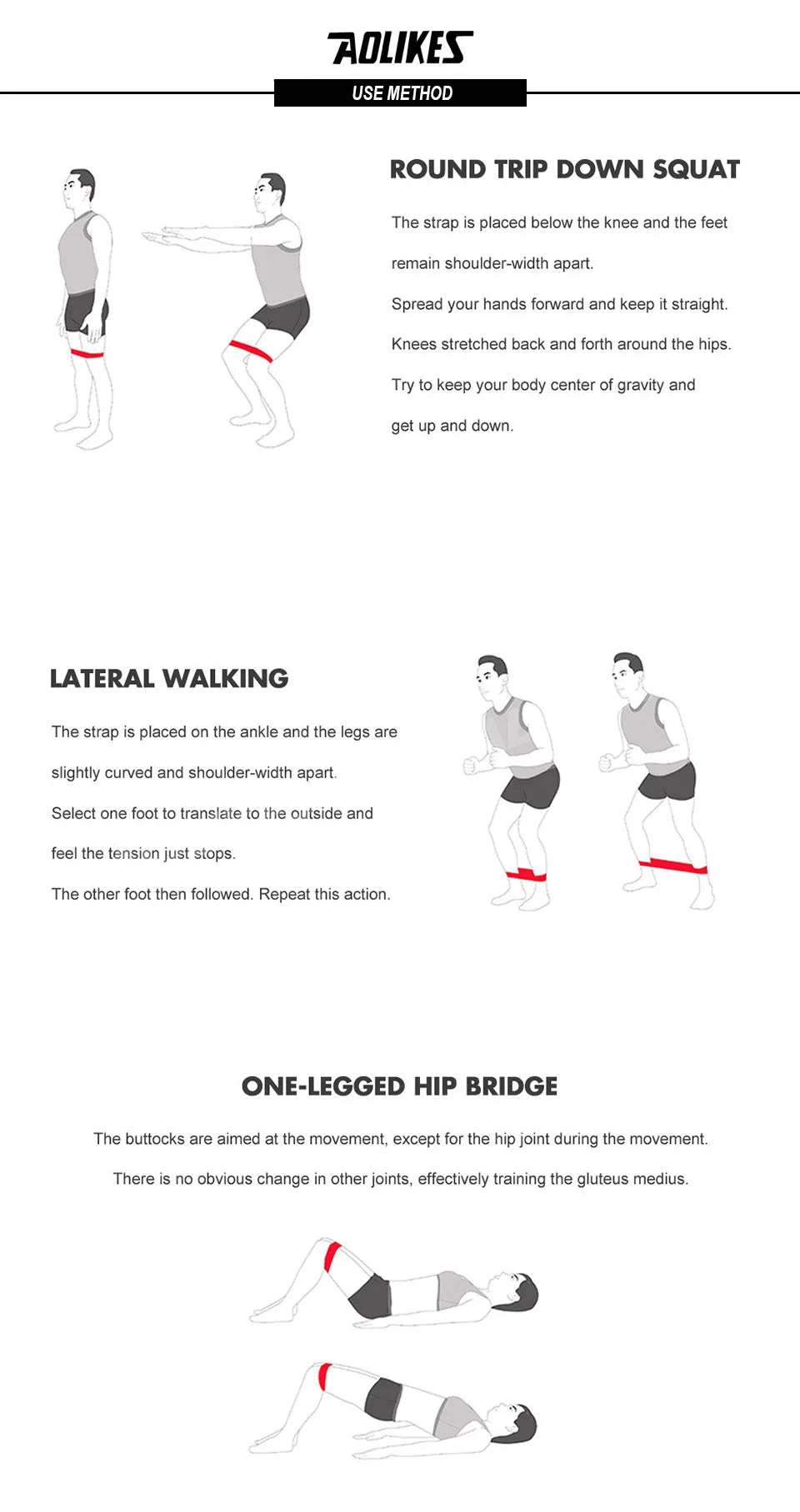 Non-Slip Booty Band Hip Circle Resistance Loop