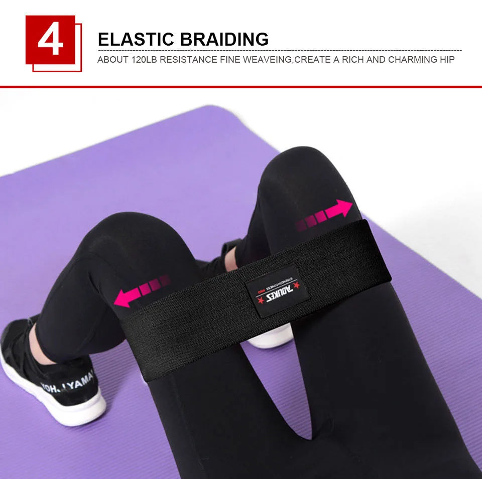 AOLIKES Unisex Booty Band Hip Circle Loop Resistance Band Workout Exercise for Legs Thigh Glute Butt Squat Bands Non-slip Design