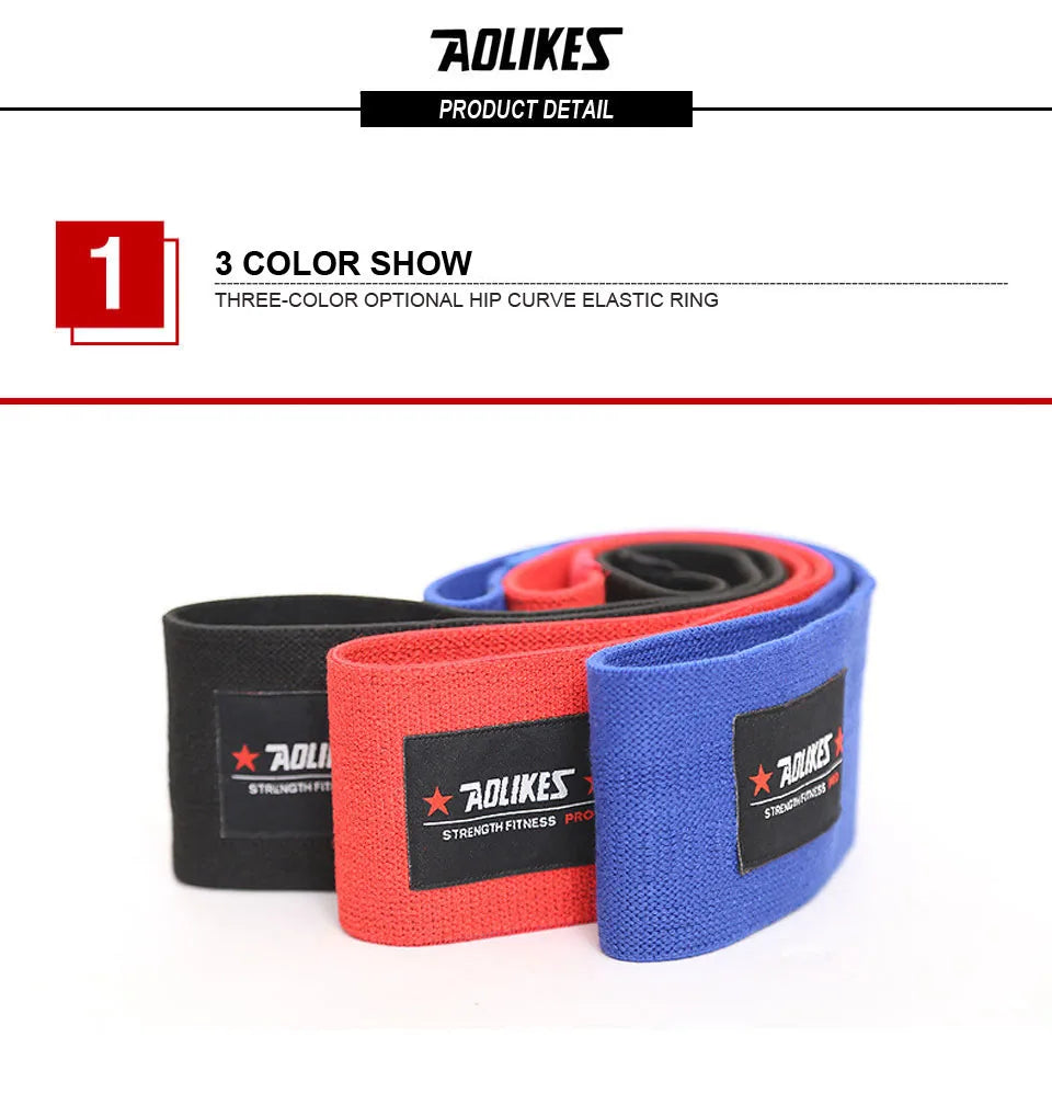 AOLIKES Unisex Booty Band Hip Circle Loop Resistance Band Workout Exercise for Legs Thigh Glute Butt Squat Bands Non-slip Design