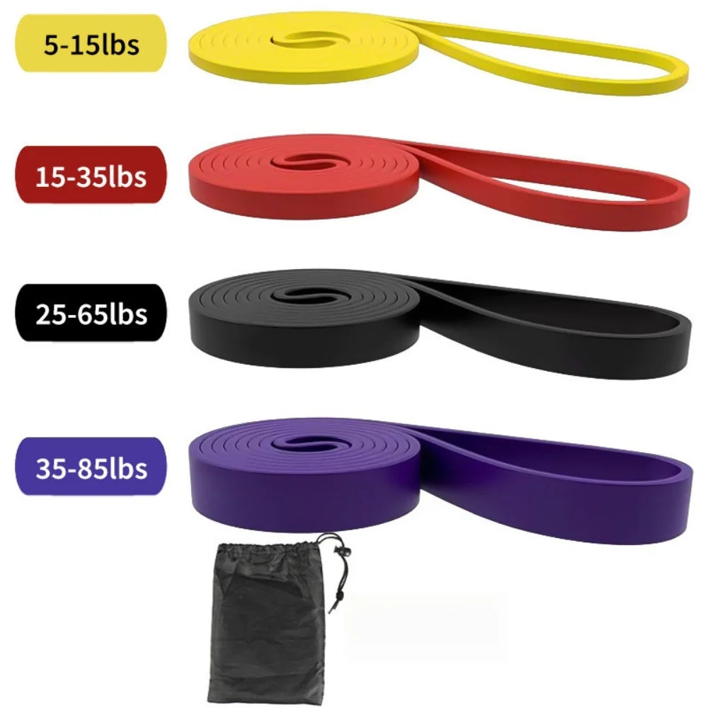TPE Resistance Bands Pull Up Assist Band Heavy Duty Elastic Loop for Fitness Yoga Crossfit Workout Home Gym Training Equipment