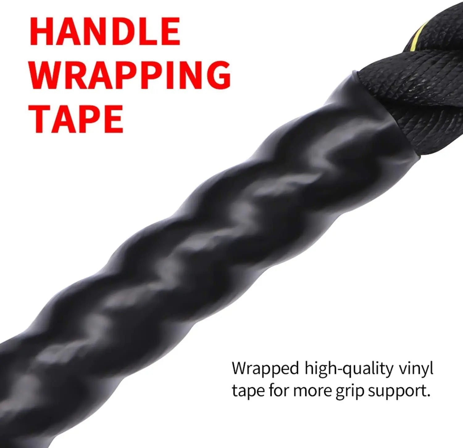 Heavy Duty Battle Rope with Anchor Strap Kit