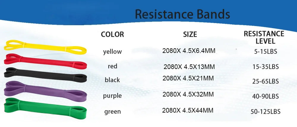 TPE Pull Up Assist & Resistance Loop Band