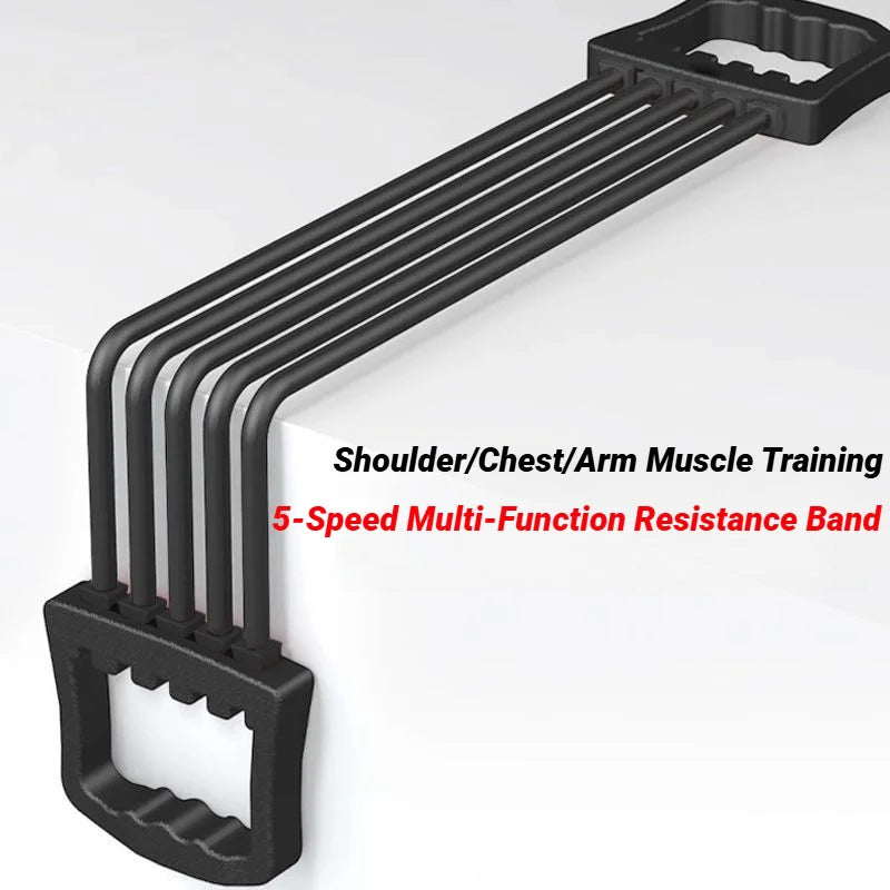 Suitable For Home And Gym Use Adjustable Rubber Resistance Band Multi-Functional Detachable Chest Trainer Fitness Equipment