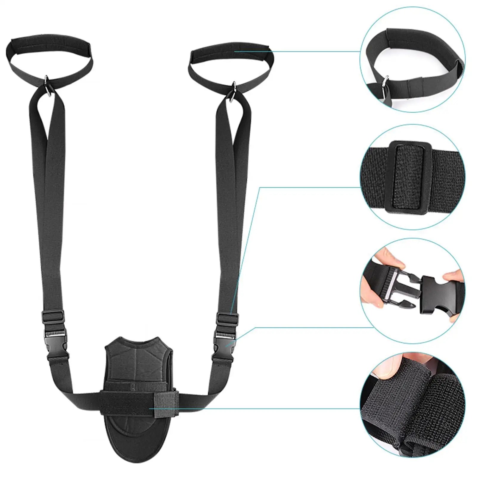 Leg Stretcher Strap Exercise Flexibility Stretch Bands Professional Padded Adjustable Bands For Yoga Heel Spurs Recovery Home