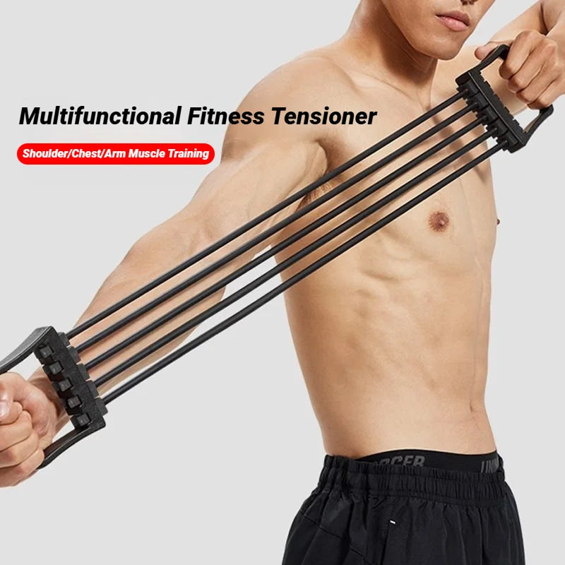 Adjustable Chest Expander & Resistance Band Trainer