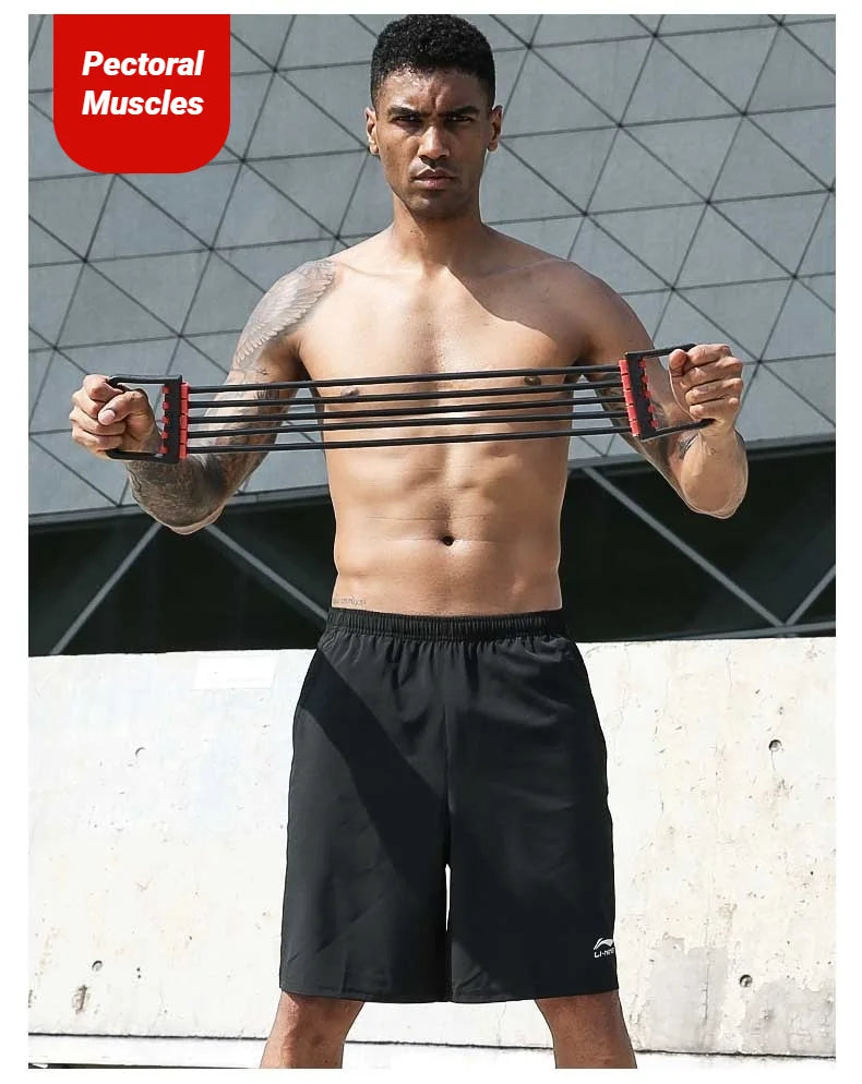 Suitable For Home And Gym Use Adjustable Rubber Resistance Band Multi-Functional Detachable Chest Trainer Fitness Equipment